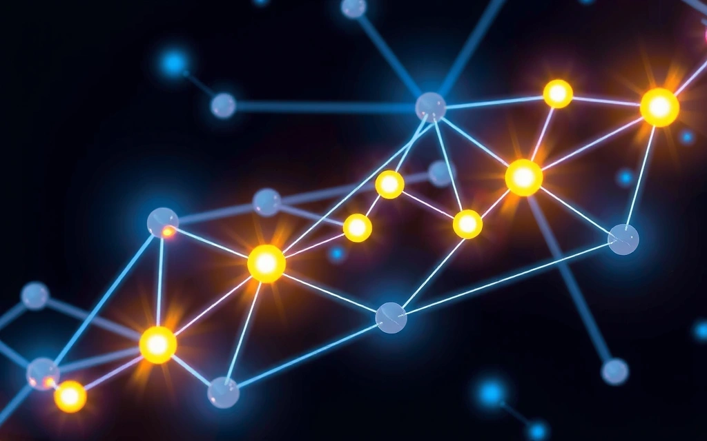 Diagrama futurista de crecimiento y expansión tecnológica